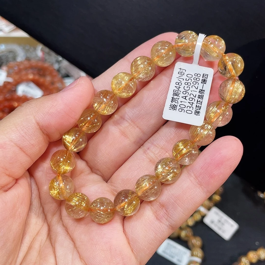 手链发晶未镶嵌顺发钛晶9.8mm