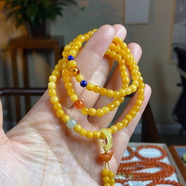 琥珀手链未镶嵌蜜蜡手串5