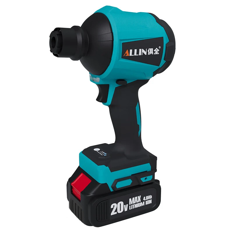 20V锂电吹风机涵道充电式除尘鼓风机工业小型手持大风力吹吸两用