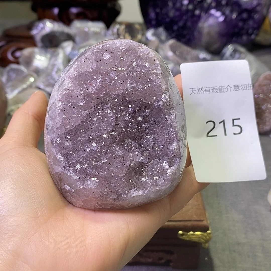 珠宝半成品未镶嵌紫晶