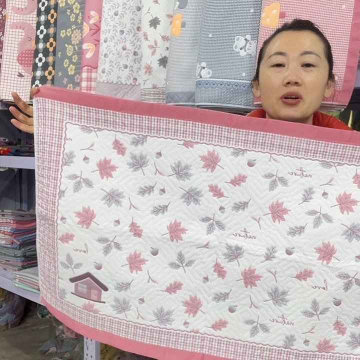 棉特价粉色小枫叶