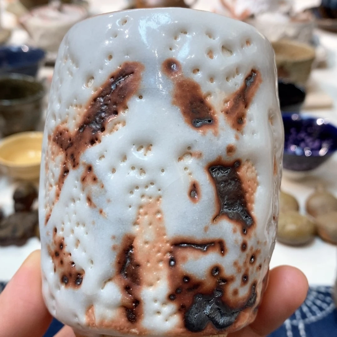 柴烧侘寂粗陶茶具