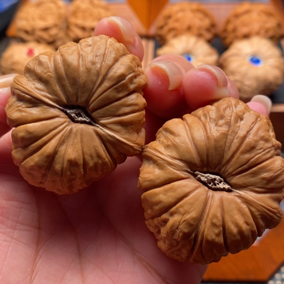 把件文玩核桃41尺大肚子南瓜墩