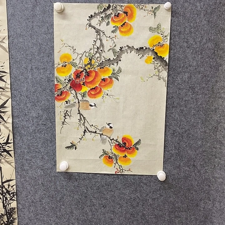 竖款新中式装饰画