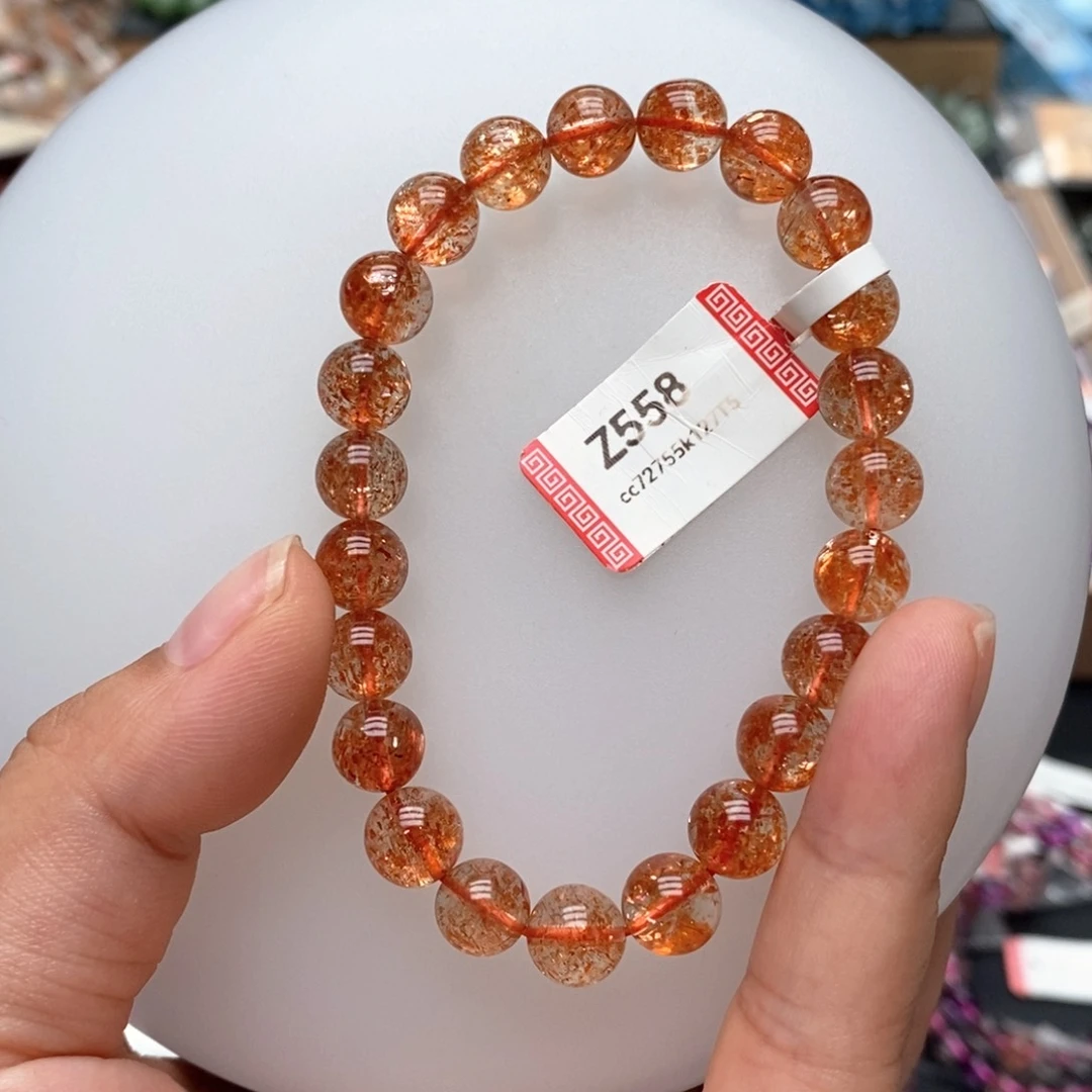 未镶嵌手链长石Z558金太阳8+