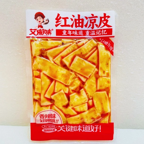 红油凉皮零食独立小包装童年怀旧酸辣味凉粉休闲小吃