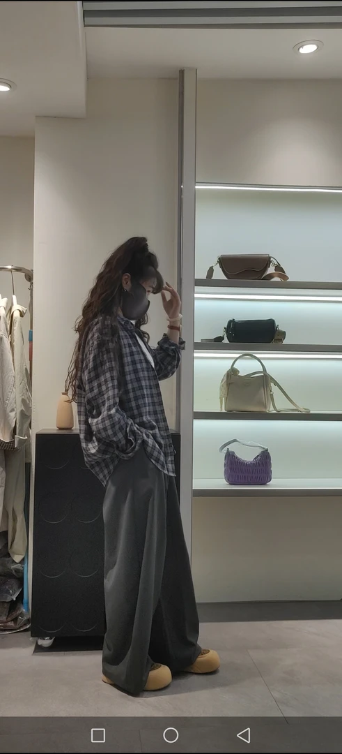 4号直筒小众设计感吸湿排汗圆领宽松T恤无袖植物花卉