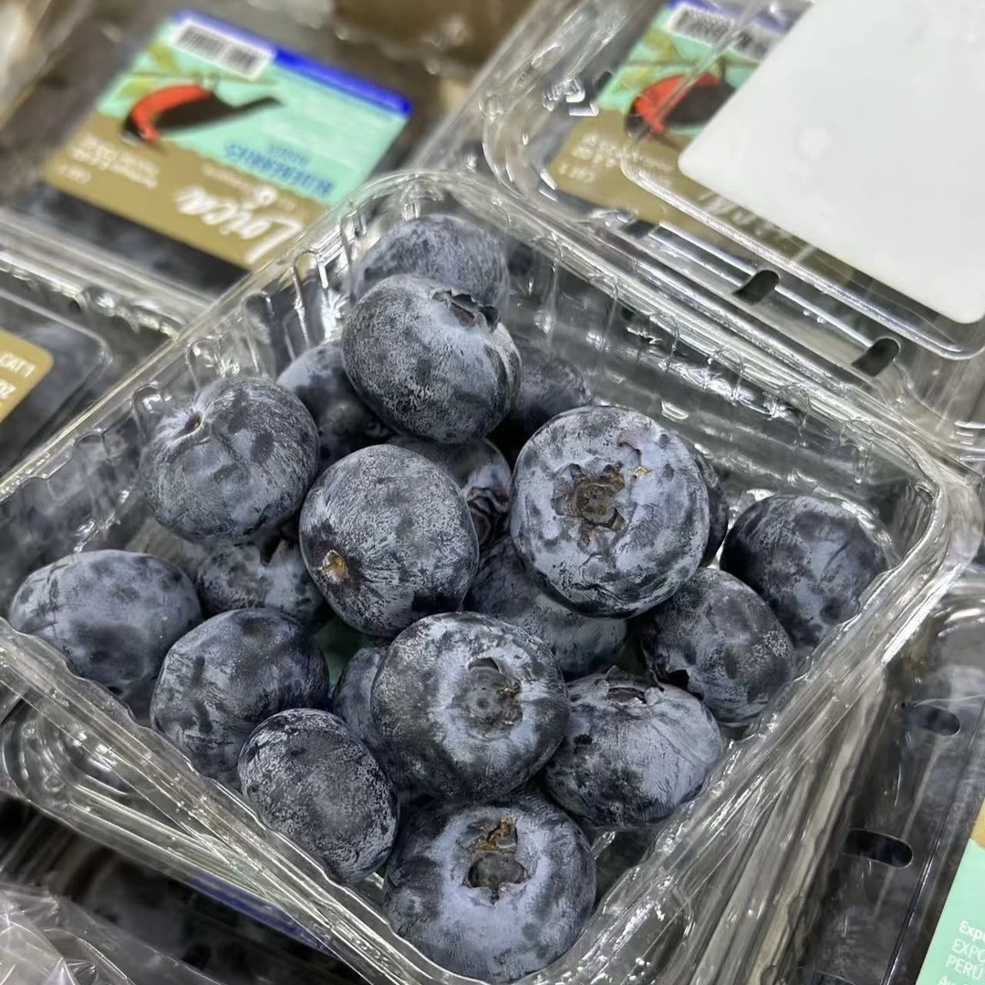 【9月20日更新】秘鲁翠鸟蓝莓 果径18MM （净重约125G）云南省