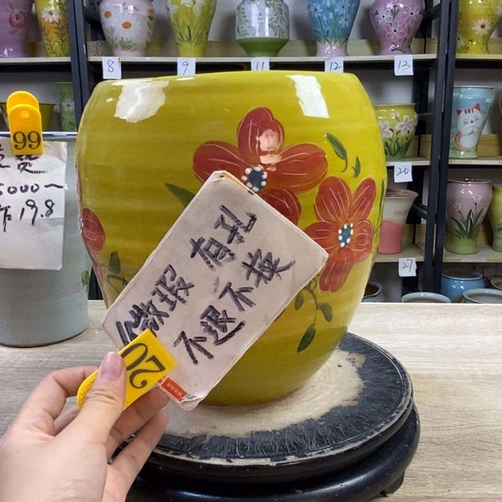 景德镇高温陶瓷花盆