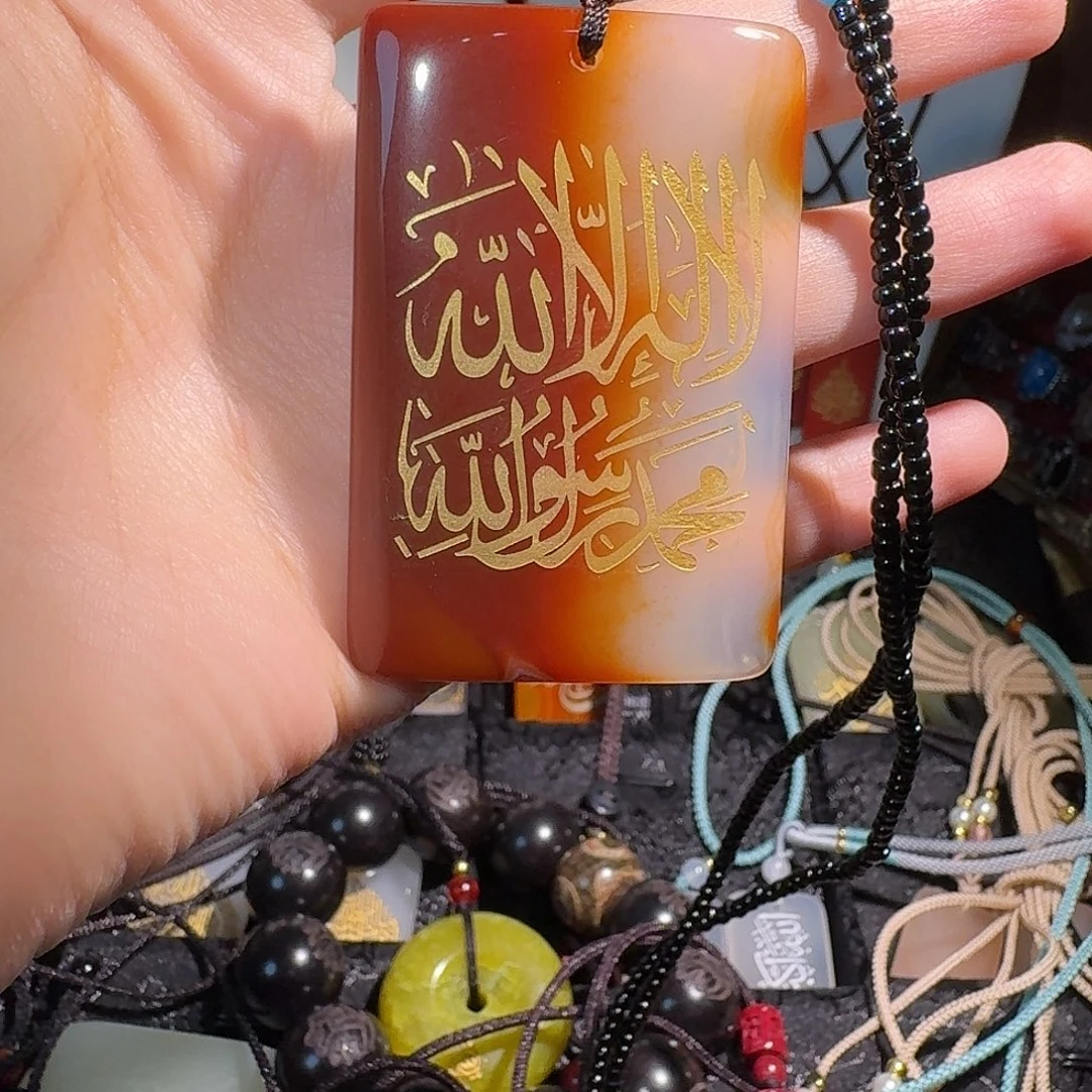 玛瑙/玉髓合金颈饰