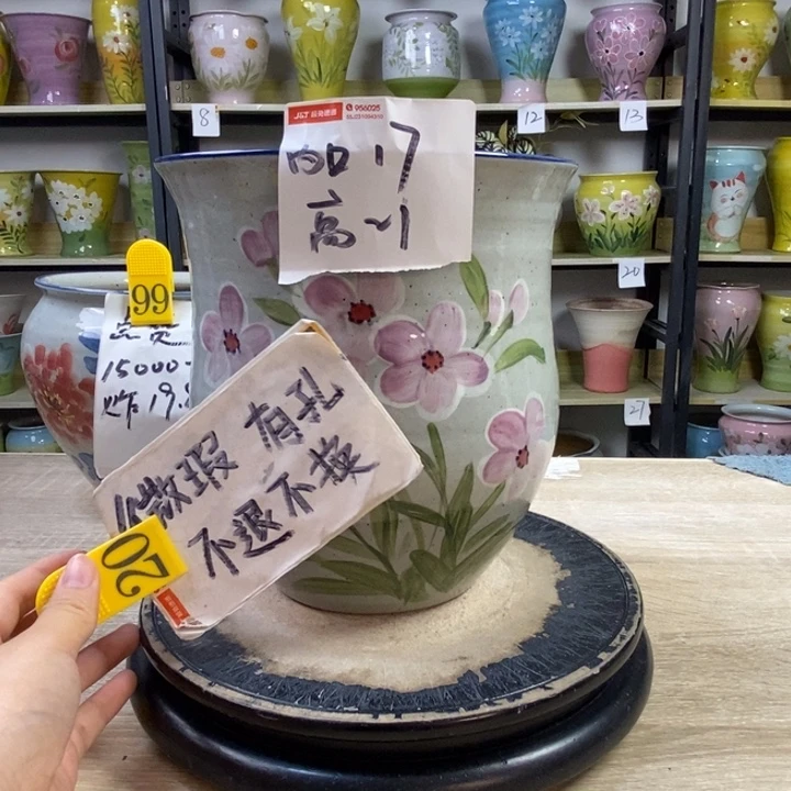 景德镇高温陶瓷花盆