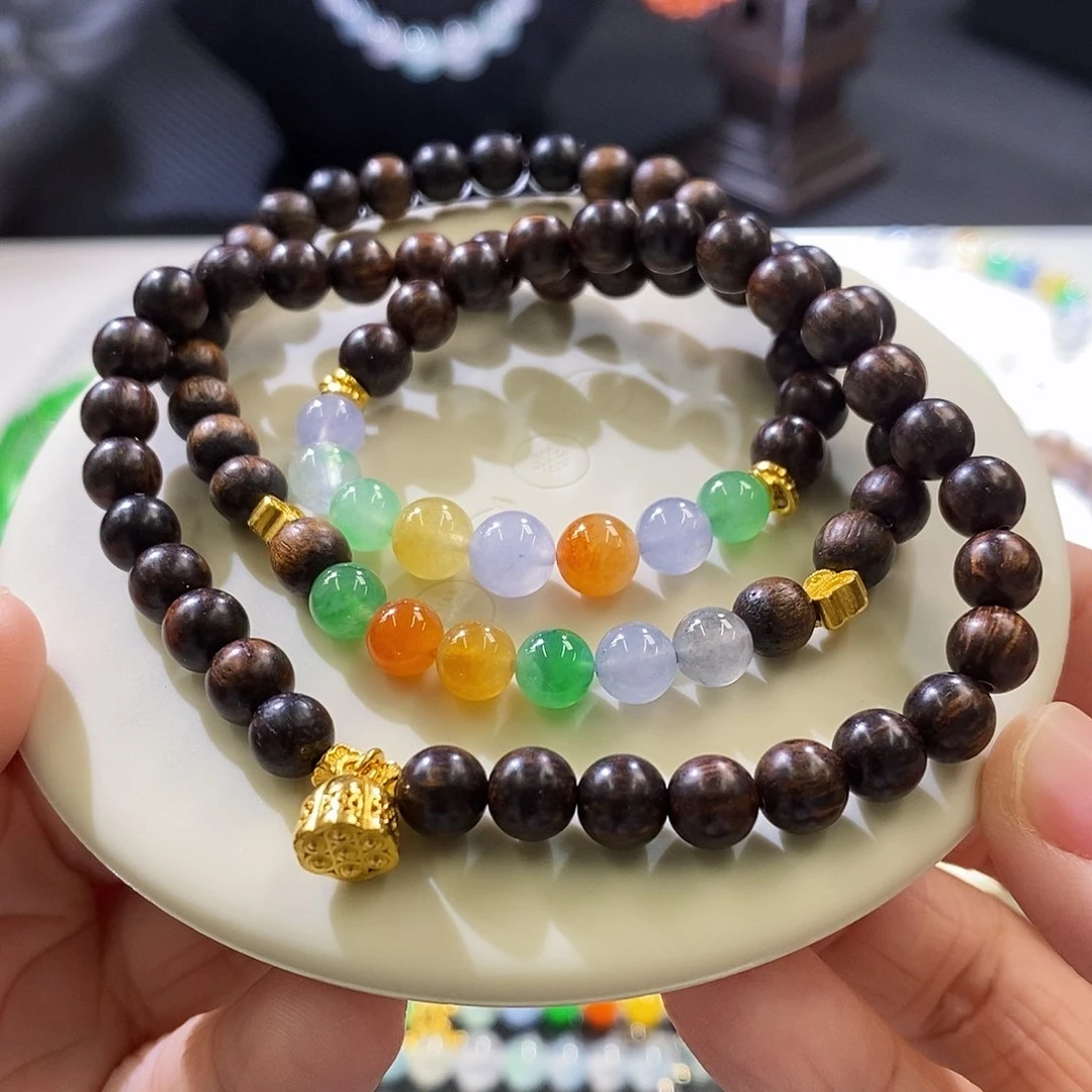 未镶嵌挂件翡翠多圈