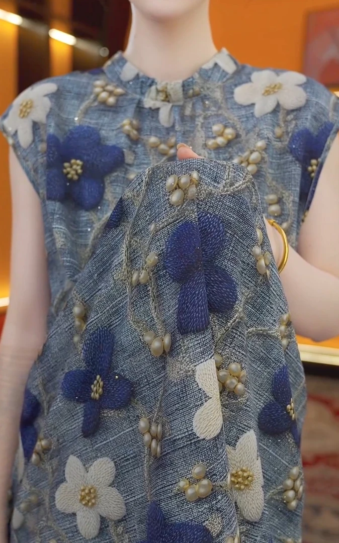 【送腰带】夏季新款设计师气质清凉透气遮肉连衣裙YJ10176