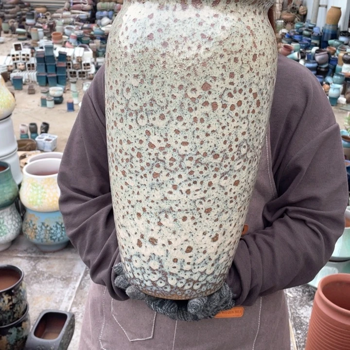 紫砂花盆口20高41正品正品