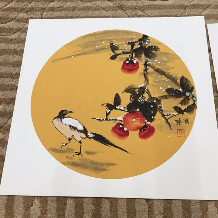 国画花鸟等多种鸟类的栖息环境