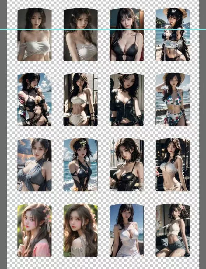 美女定制款随机打火机煤油潮玩打火机2025年火爆款网红款