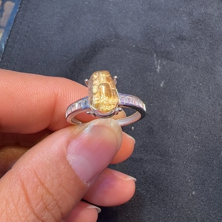 吊坠(不含链)银S925镶嵌发晶?***?