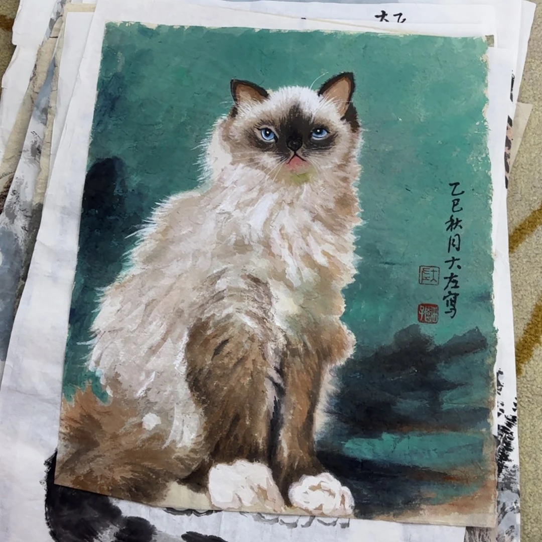 国画左庭强小品艺