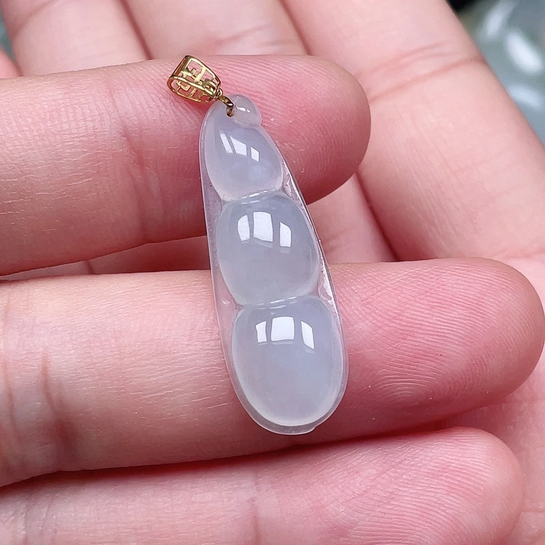 颈饰未镶嵌翡翠豆子
