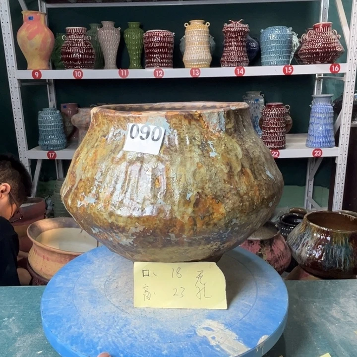 景德镇陶瓷花盆花器090