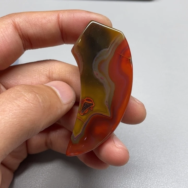 玛瑙/玉髓吊坠(不含链)未镶嵌冷*吹