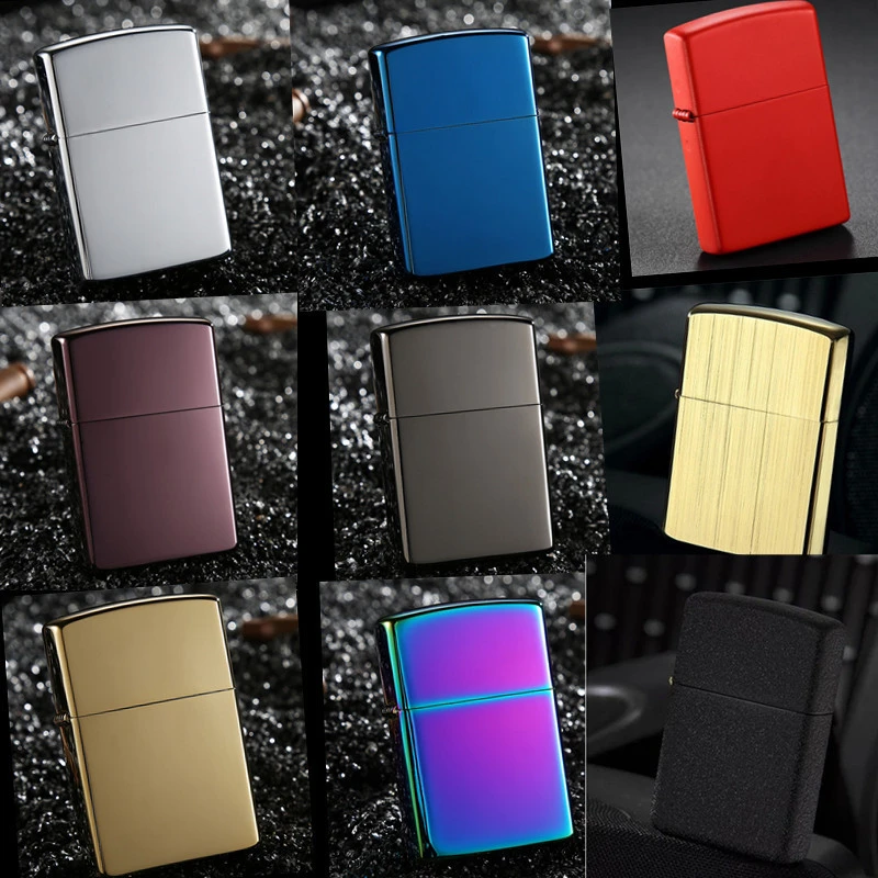 光面窄机彩色经典幻彩香港佐罗ZORRO黄铜金属礼物煤油打火机燃