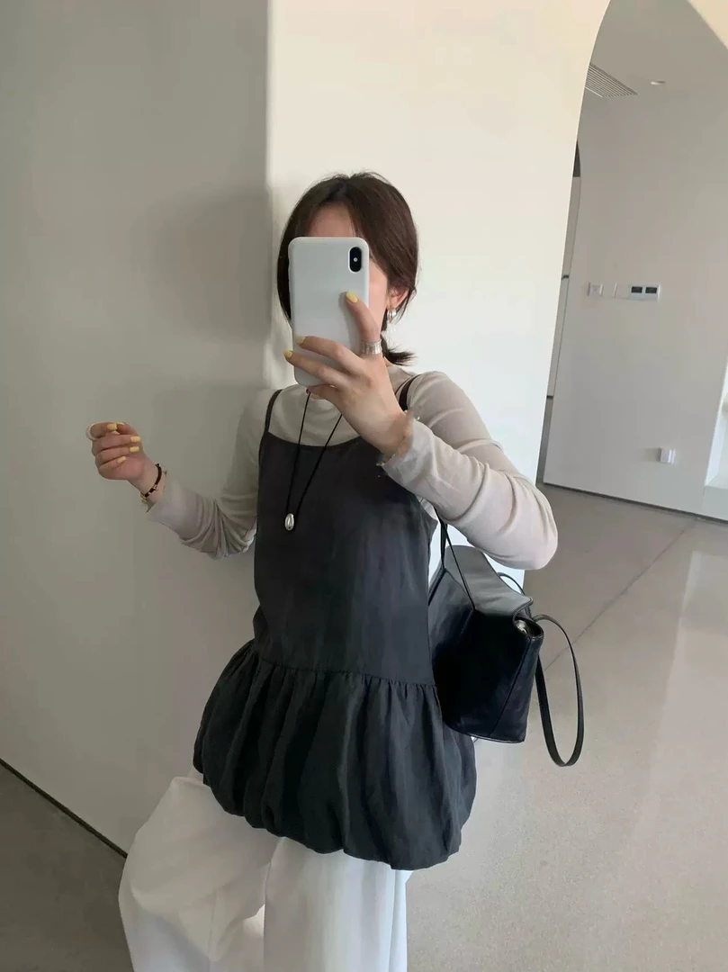 @6090【韩风女主】韩系早秋 满满韩风甜美女主两件套（衣长68左右）