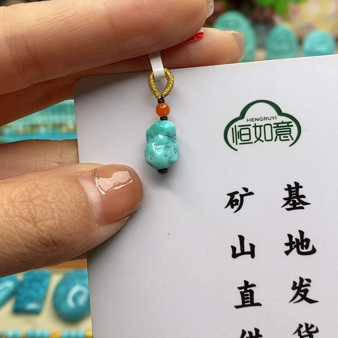 绿松石珠宝奇石未镶嵌