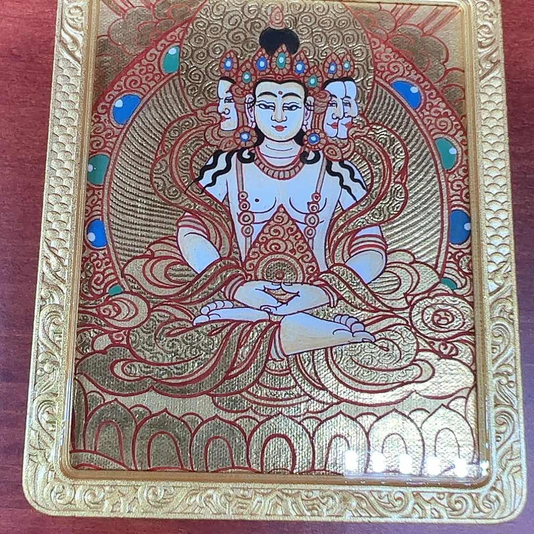 吊坠热贡手绘大日如来