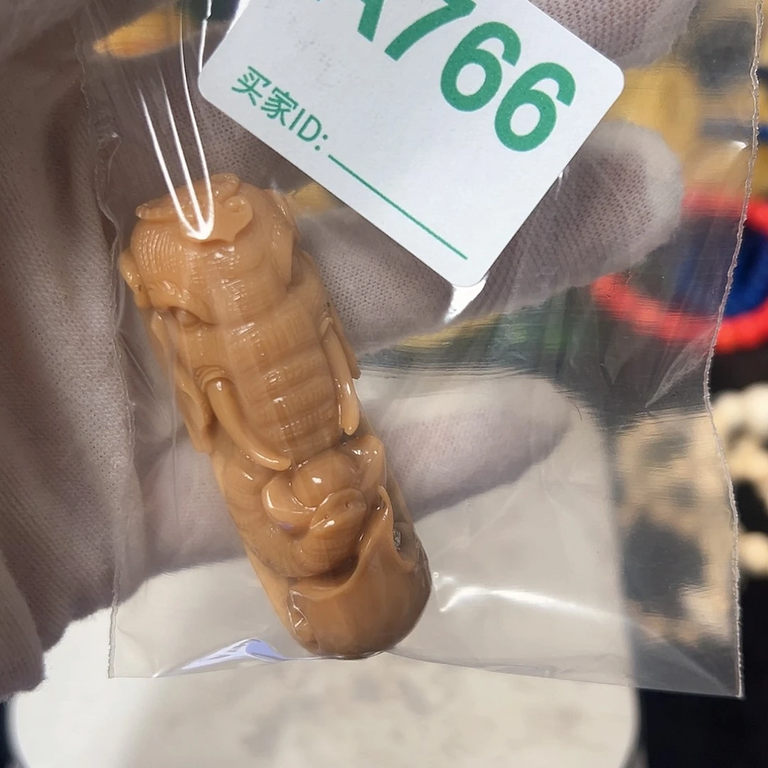 海***檬银S925天然猛犸象牙雕刻品