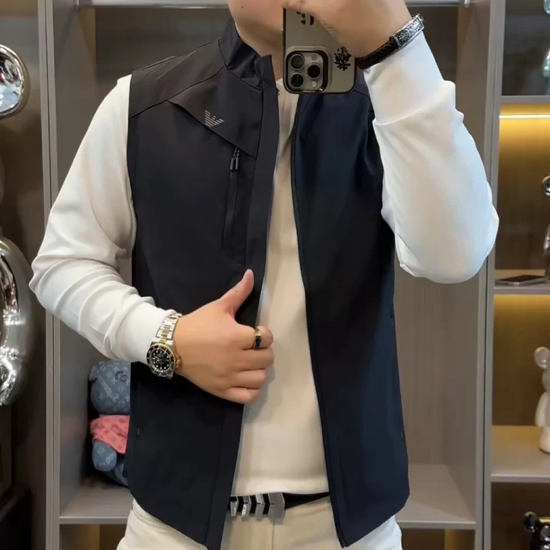 男士秋季马甲春秋四季通用修身潮流马甲