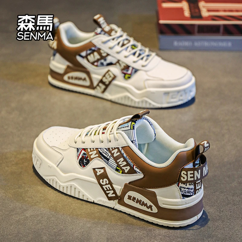 森马男鞋秋季2025新款潮牌原创小众厚底运动板鞋爆款休闲小白潮鞋