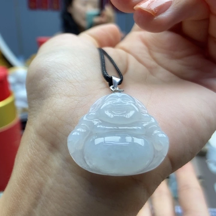 翡翠银S925镶嵌颈饰吊坠5