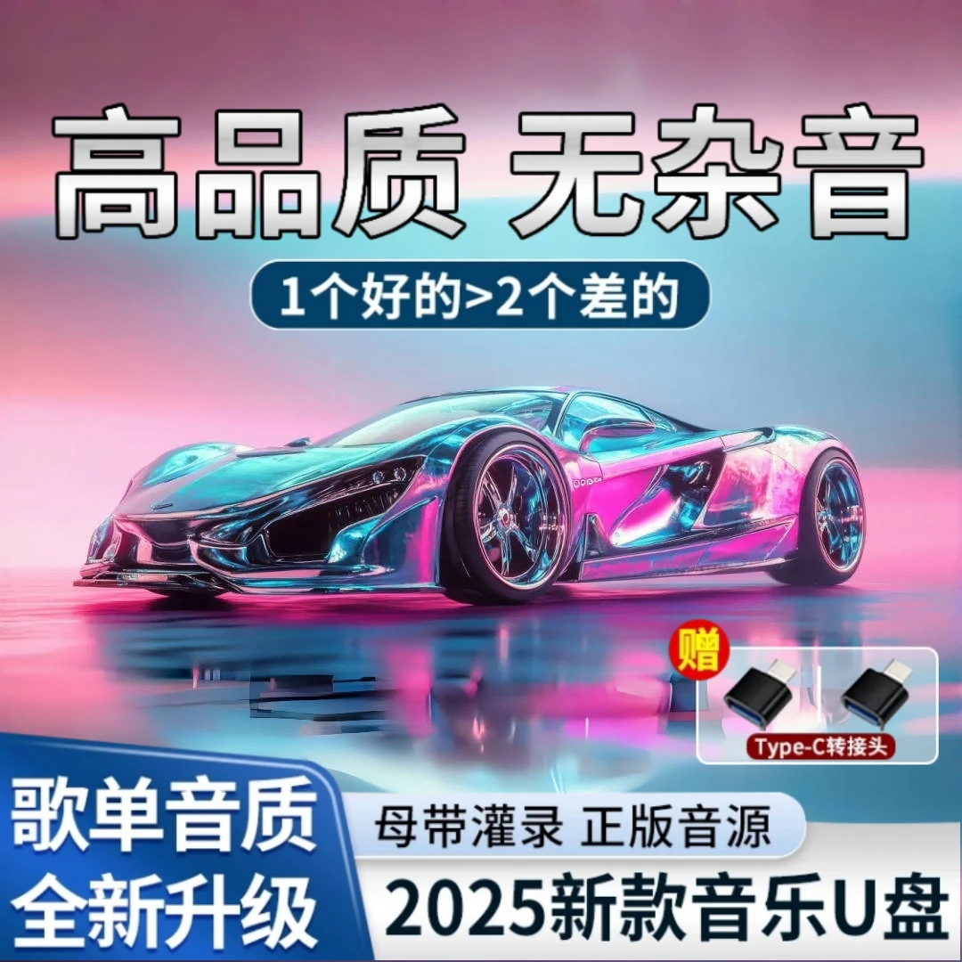 2025抖音热门歌曲 【柏林之声】车载音乐U盘 无损HIFI音质 母带灌录