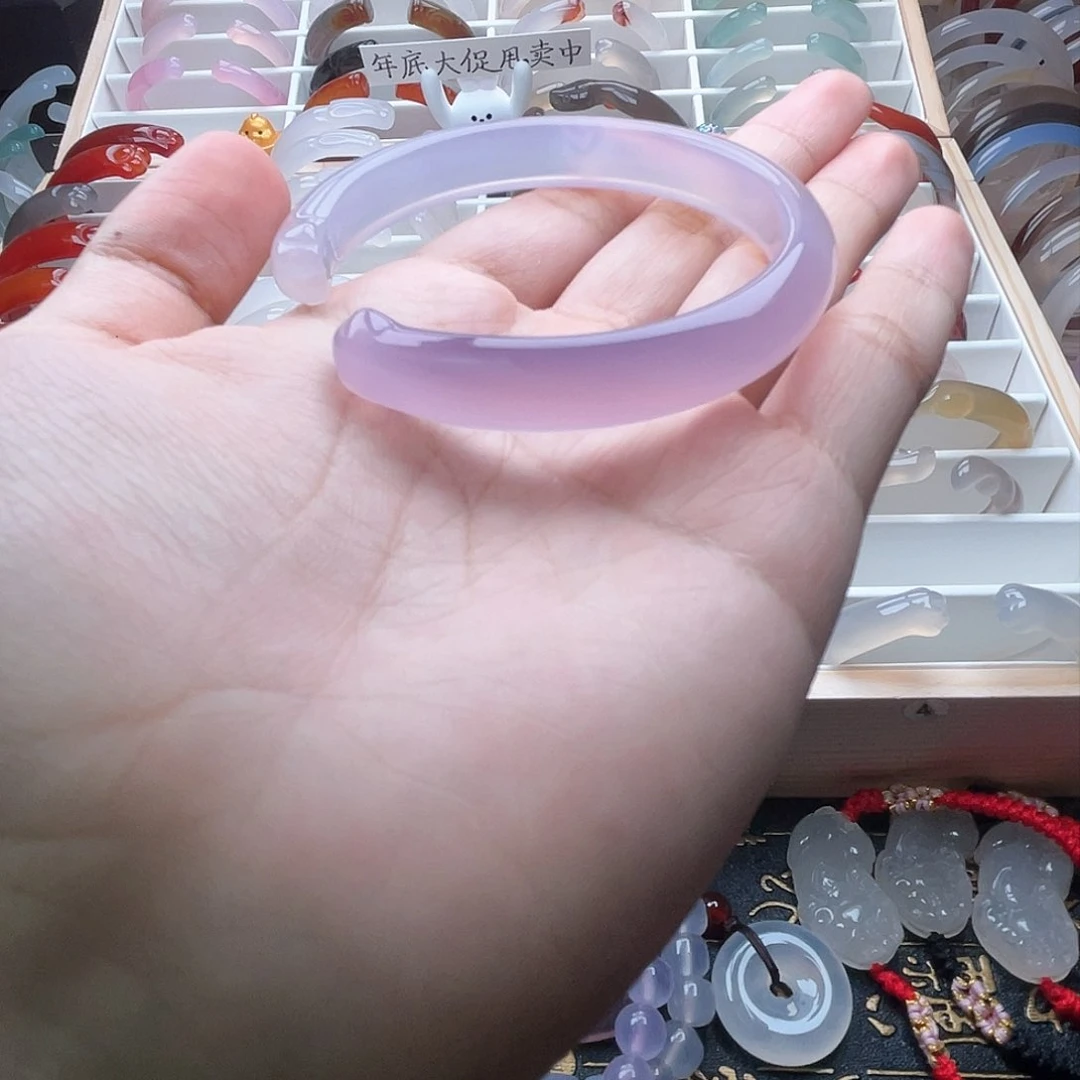 玛瑙/玉髓手镯未镶嵌小*能