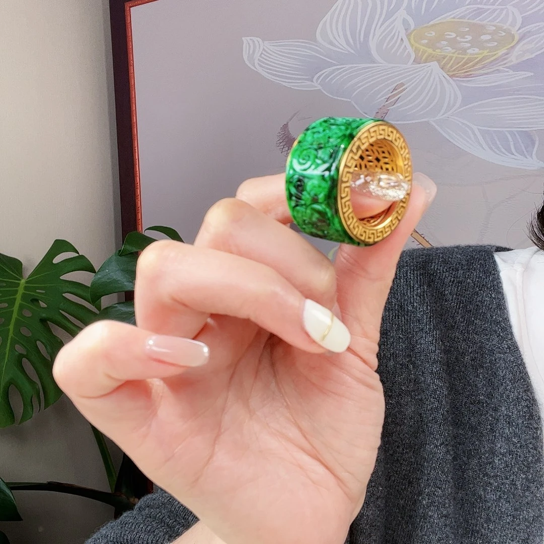 【闪购商品】翡翠吊坠(赠链)银S925镀金镶嵌冰*茶福利