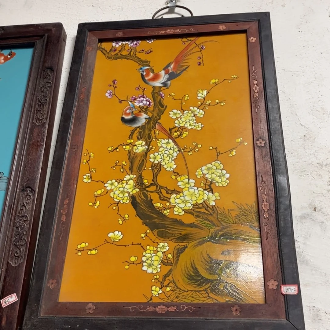 瓷片60*40 景德镇瓷板画柴窑烧制
