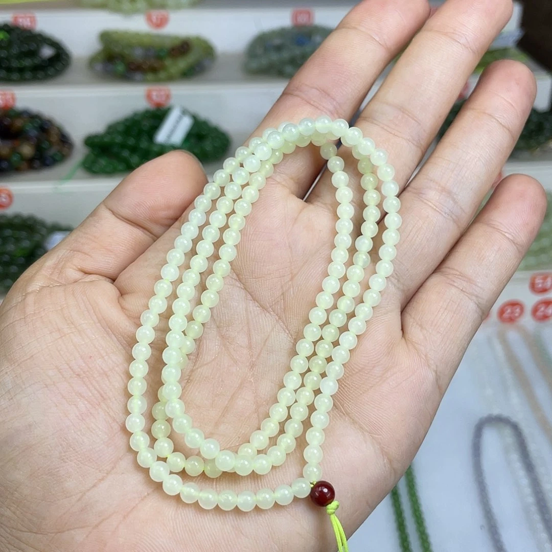颈饰未镶嵌和田玉4mm