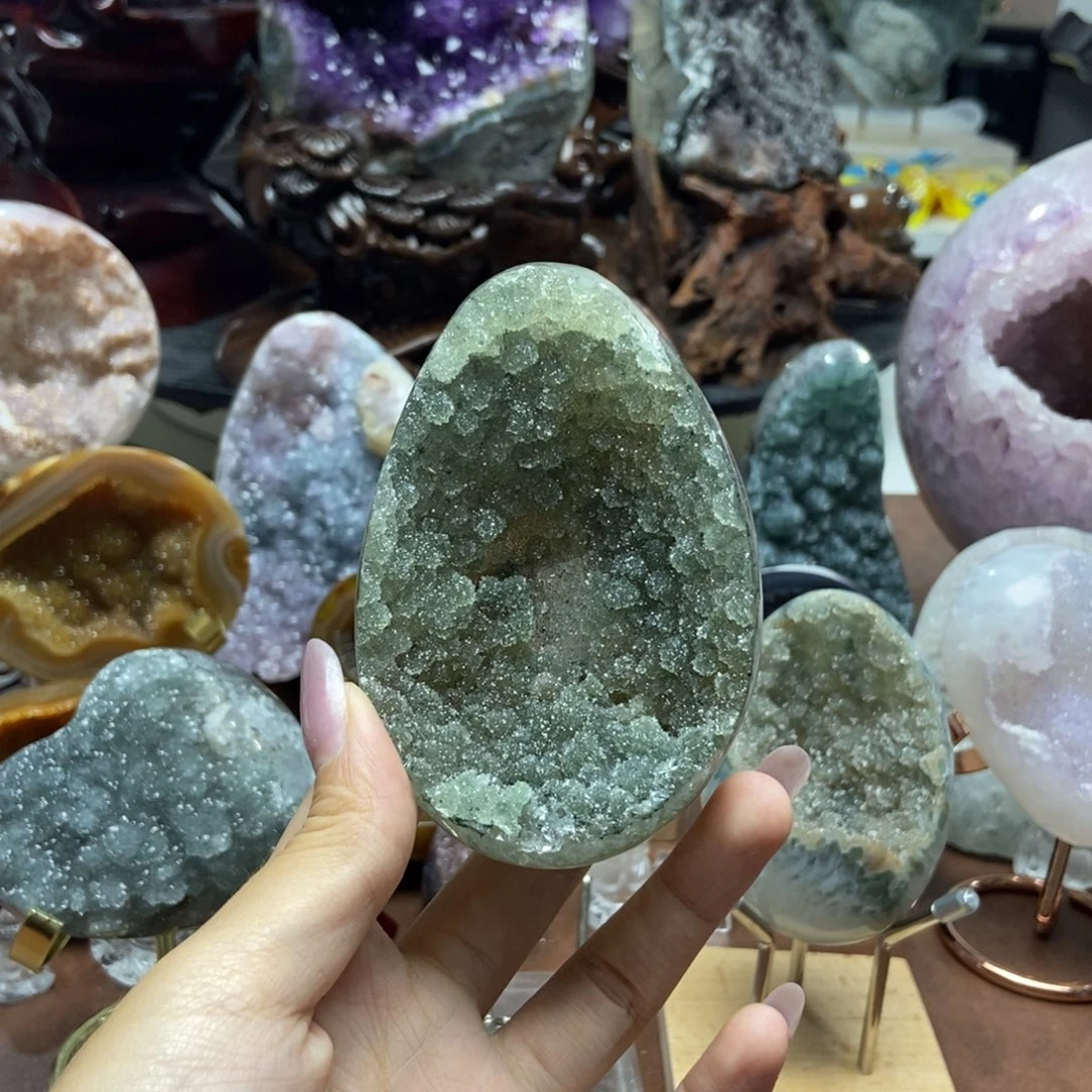 J***e紫晶未镶嵌摆件水晶