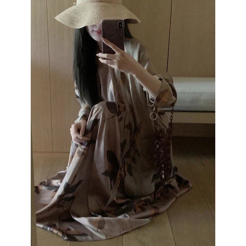 艺术系流浪风系列——开门襟外套 QD241045-C