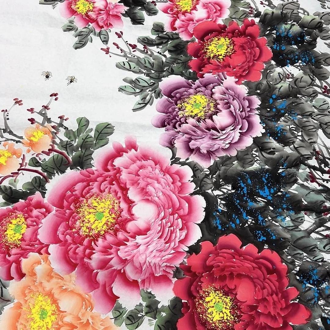 国画宣纸国画纯手绘作品