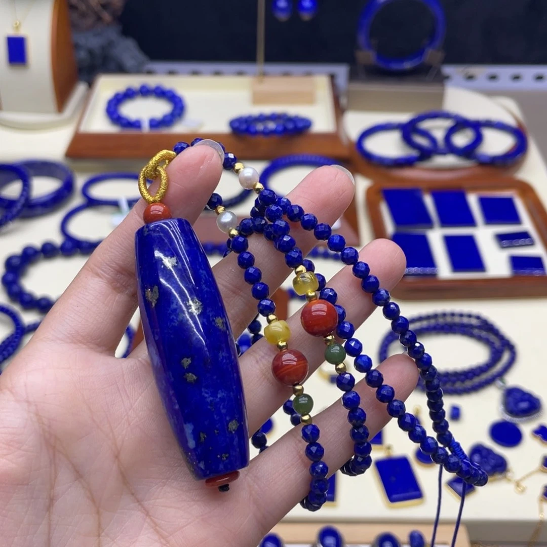 未镶嵌青金石毛衣链