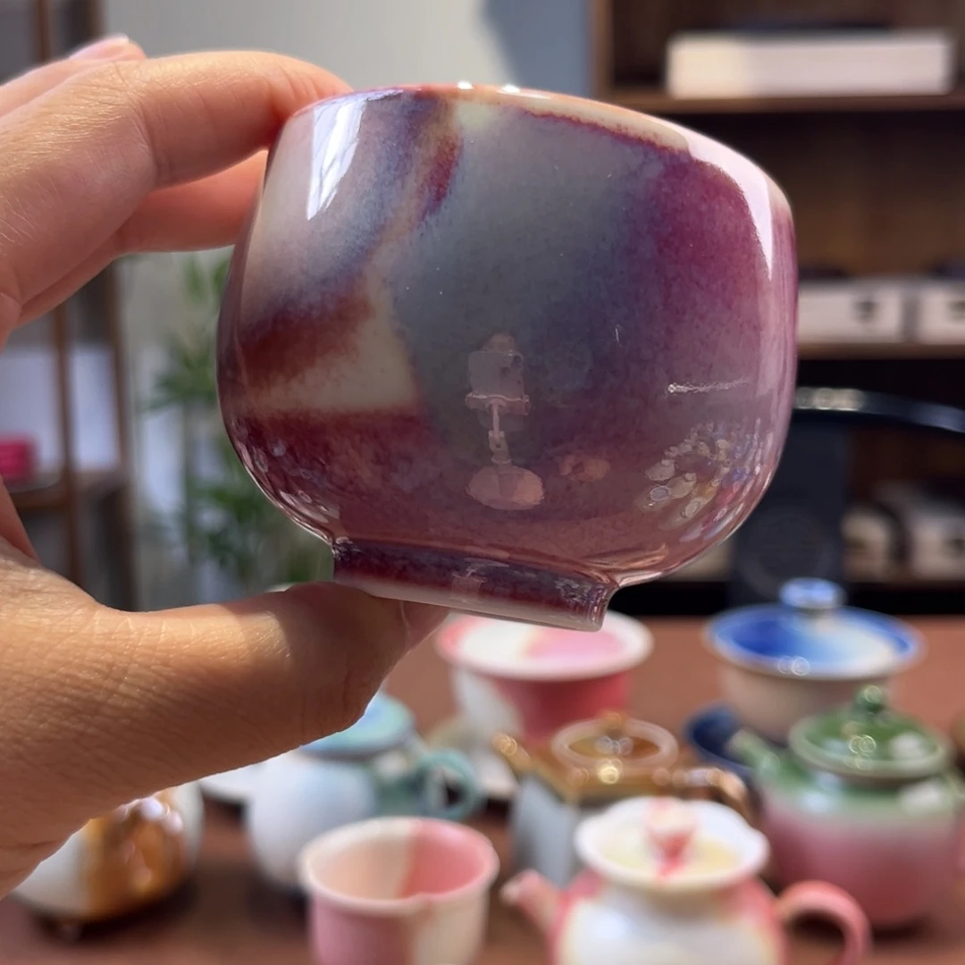 手工制作窑变茶器