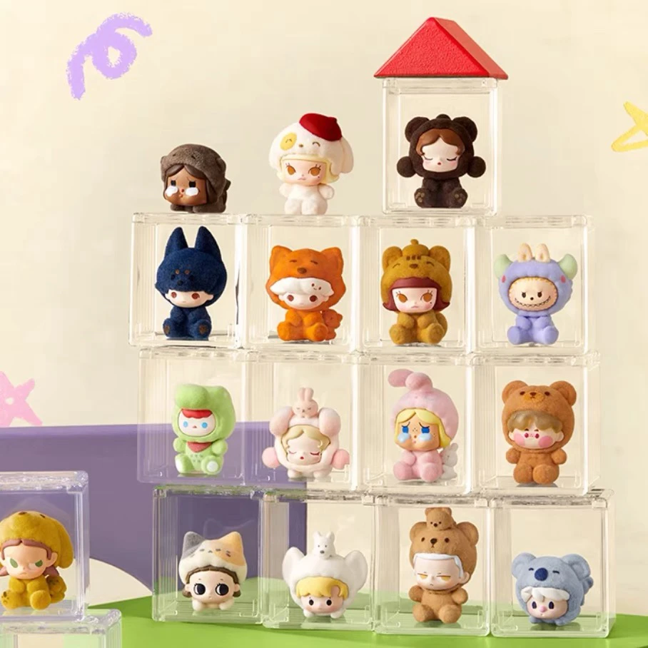 【踩后3/5】泡泡植绒萌粒睡衣变装系列盲盒公仔手办礼物摆件