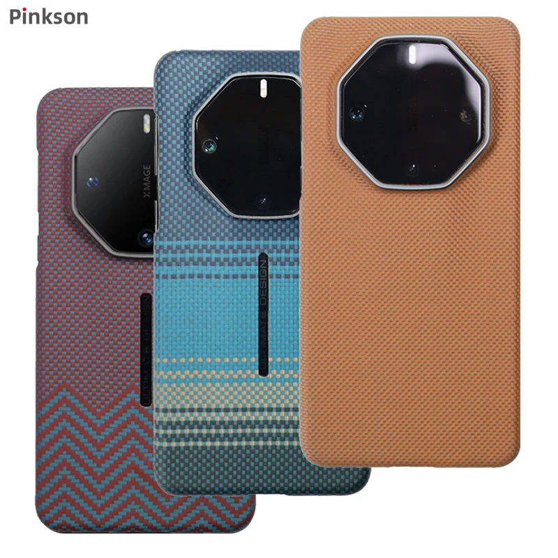 pinkson华为Mate60RS手机壳非凡大师凯夫拉芳纶碳纤维保护套60RS