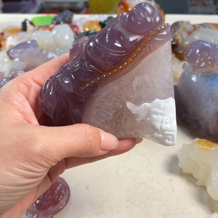 用***3玛瑙/玉髓未镶嵌吊坠(不含链)