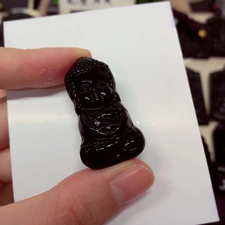 天然a货钢琴黑挂件