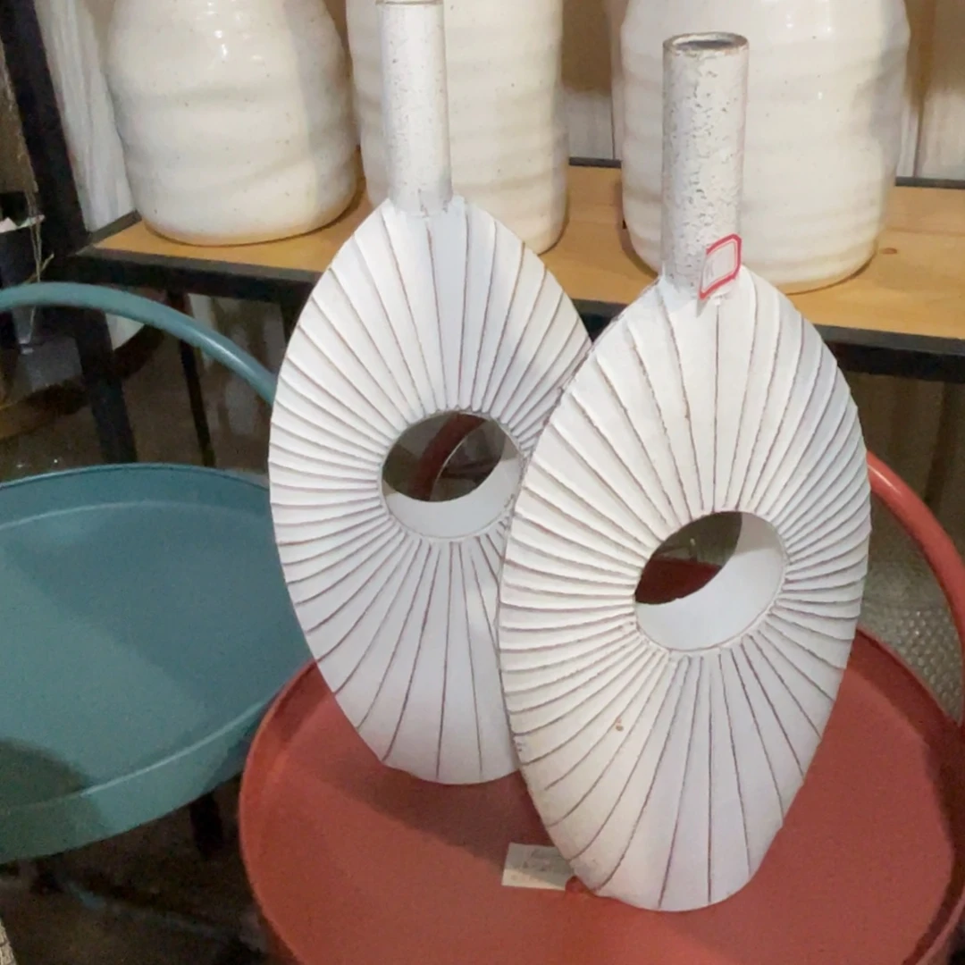 2***钱铁花瓶2个孤品92517
