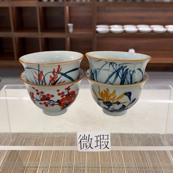 釉下老陶泥手工绘制
