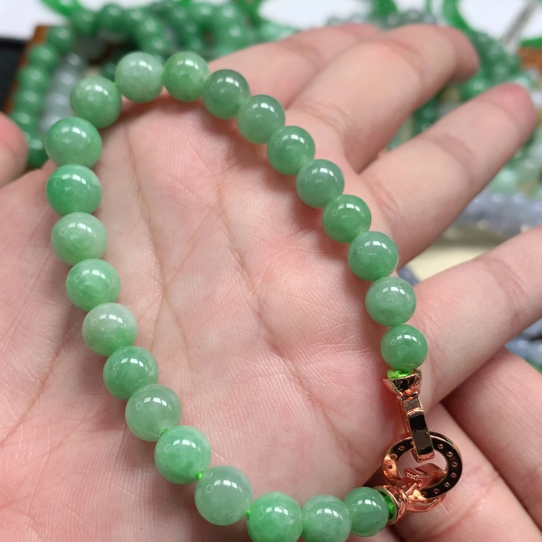 未镶嵌手链翡翠翡翠